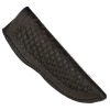 Premium Knife Supply Knife Sheath Leather - SHWW100-DBBW - 1 5/8" Opening And A 6 5/8" Length -Dark Brown - Basket Weave
