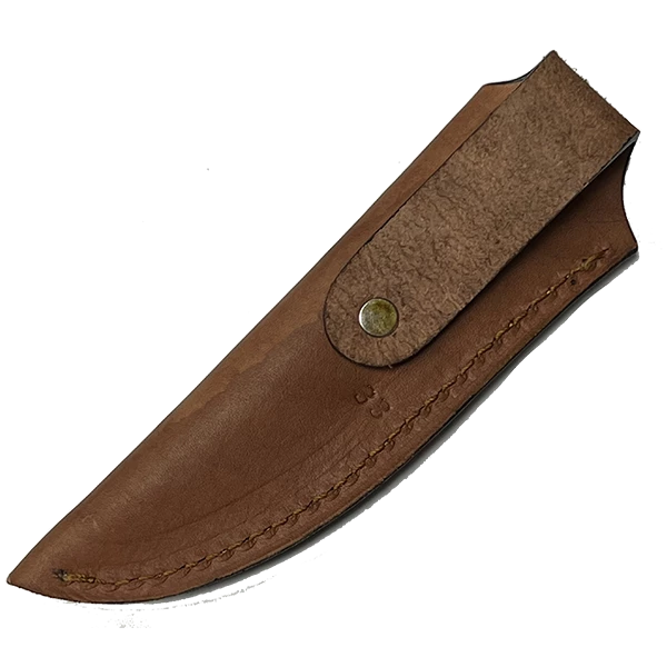 Peterson Custom Leather Knife Sheath Leather - SHWW04 - P - 1.5" Opening And A 5.5" Long. - Peanut Brittle 2 Peterson Custom Leather Knife Sheath Leather - SHWW04 - P - 1.5" Opening And A 5.5" Long. - Peanut Brittle
