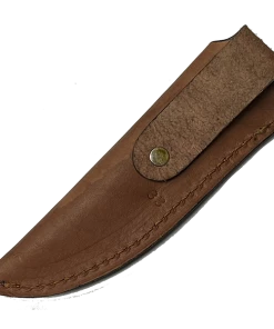 Peterson Custom Leather Knife Sheath Leather - SHWW011 - P - 1 7/8" Opening And A 7.25" Long. - Peanut Brittle