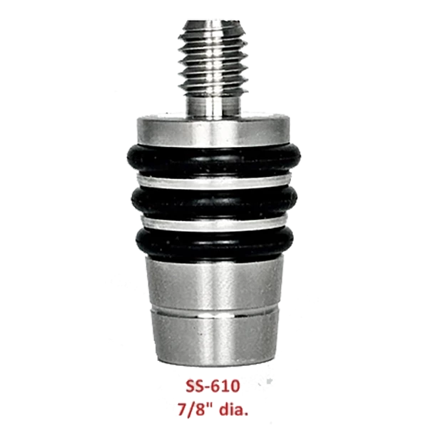 Ruth Niles Whiskey Bottle Stoppers - Stainless Steel - Made In USA - SS-610 15/16" Dia - Small 1 Ruth Niles Whiskey Bottle Stoppers - Stainless Steel - Made In USA - SS-610 15/16" Dia - Small