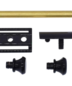 PSI Woodworking Safety Razor - Black Chrome Razor Kits