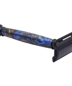 PSI Woodworking Safety Razor - Black Chrome Razor Kits