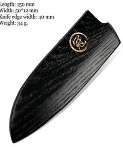 Grande Sharp *Knife Edge Guards - Bamboo With Magnets - Santoku Blade Knife Sheaths, Cases, Edge Guards & Displays