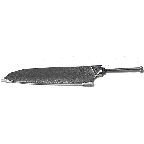 China Monthly Sales * VG10 Hidden Tang - Rain Drop Pattern - 7" Cut Santoku II Chef Knife - VG10 Damascus 1 China Monthly Sales * VG10 Hidden Tang - Rain Drop Pattern - 7" Cut Santoku II Chef Knife - VG10 Damascus