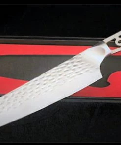 Premium Knife Supply * VG10 Hammered Pattern - Santoku Chef Knife Blank - 12" OAL - 7" Cut - VG10 Damascus Monthly Sales