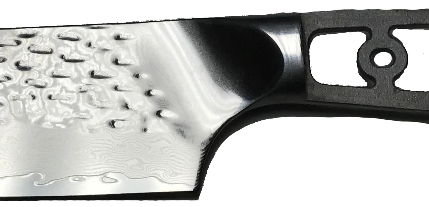 Premium Knife Supply * VG10 Hammered Pattern - Santoku Chef Knife Blank - 12" OAL - 7" Cut - VG10 Damascus Monthly Sales 5 Premium Knife Supply * VG10 Hammered Pattern - Santoku Chef Knife Blank - 12" OAL - 7" Cut - VG10 Damascus Monthly Sales