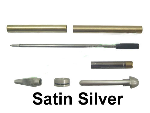 PSI Woodworking Pen Kits By Name Round Top European Twist Pen 4 PSI Woodworking Pen Kits By Name Round Top European Twist Pen