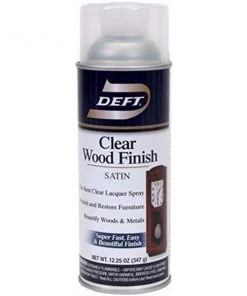 Lancaster Deft Clear 12 Oz Aerosol Lacquer - Satin Woodturners Finishes And Adhesives
