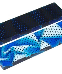 Bear Tooth Woods Knife Scales - Blue Topaz Water Mesh Knife Scales - 0.35 X 1.5 X 5 - 2 Pieces Knife Scales & Handles