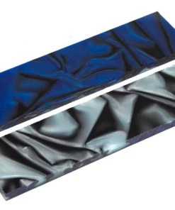 Bear Tooth Woods Knife Scales & Handles Knife Scales - Bright Blue Sea Knife Scales - 0.23 X 1.5 X 5 - 2 Pieces