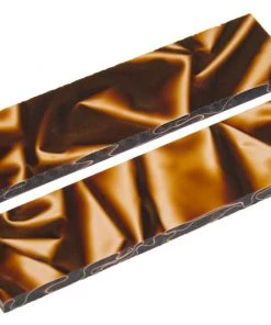 Bear Tooth Woods Knife Scales - Copper Swirl Knife Scales - 0.25 X 1.5 X 5 - 2 Pieces