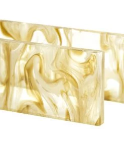 Bear Tooth Woods Knife Scales & Handles Knife Scales - Creamy Coffee Knife Scales - 0.24 X 1.5 X 5 - 2 Pieces