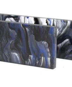 Bear Tooth Woods Knife Scales - Denim Mist Knife Scales - 0.25 X 1.5 X 5 - 2 Pieces