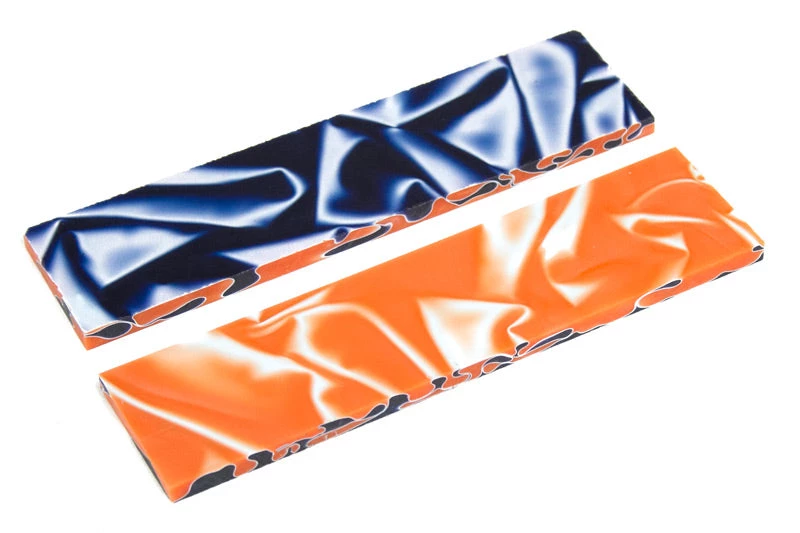 Bear Tooth Woods Knife Scales - Denver Swirl Knife Scales - 0.24 X 1.5 X 5 - 2 Pieces 1 Bear Tooth Woods Knife Scales - Denver Swirl Knife Scales - 0.24 X 1.5 X 5 - 2 Pieces