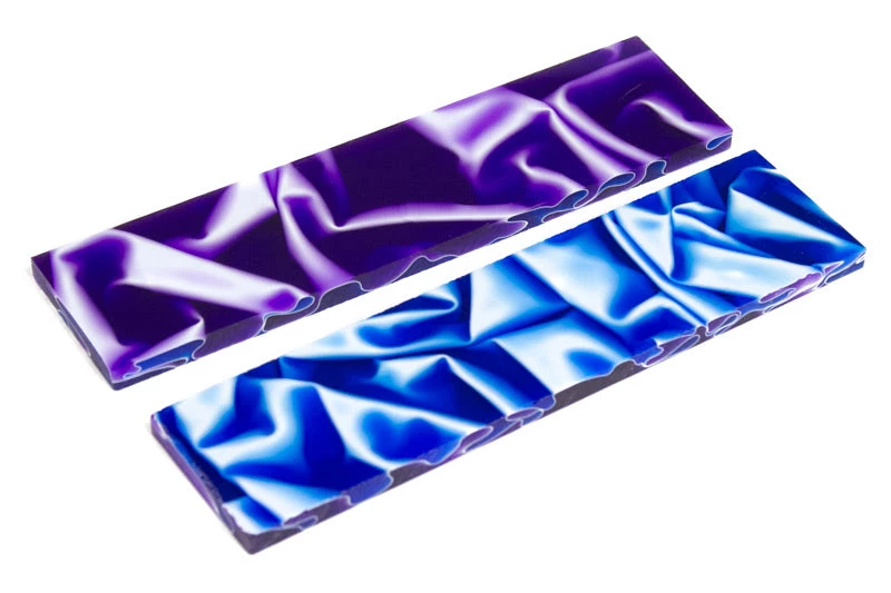 Bear Tooth Woods Knife Scales & Handles Knife Scales - Freezing Water Knife Scales - 0.23 X 1.5 X 5 - 2 Pieces 1 Bear Tooth Woods Knife Scales & Handles Knife Scales - Freezing Water Knife Scales - 0.23 X 1.5 X 5 - 2 Pieces