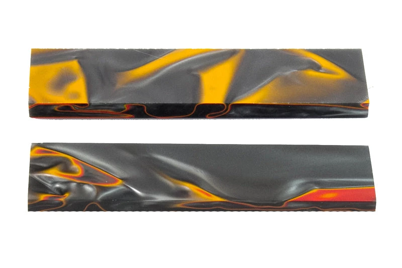 Bear Tooth Woods Knife Scales - Lava Knife Scales - 0.35 X 1.5 X 5 - 2 Pieces 2 Bear Tooth Woods Knife Scales - Lava Knife Scales - 0.35 X 1.5 X 5 - 2 Pieces