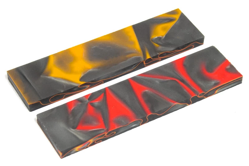 Bear Tooth Woods Knife Scales - Lava Knife Scales - 0.35 X 1.5 X 5 - 2 Pieces 1 Bear Tooth Woods Knife Scales - Lava Knife Scales - 0.35 X 1.5 X 5 - 2 Pieces