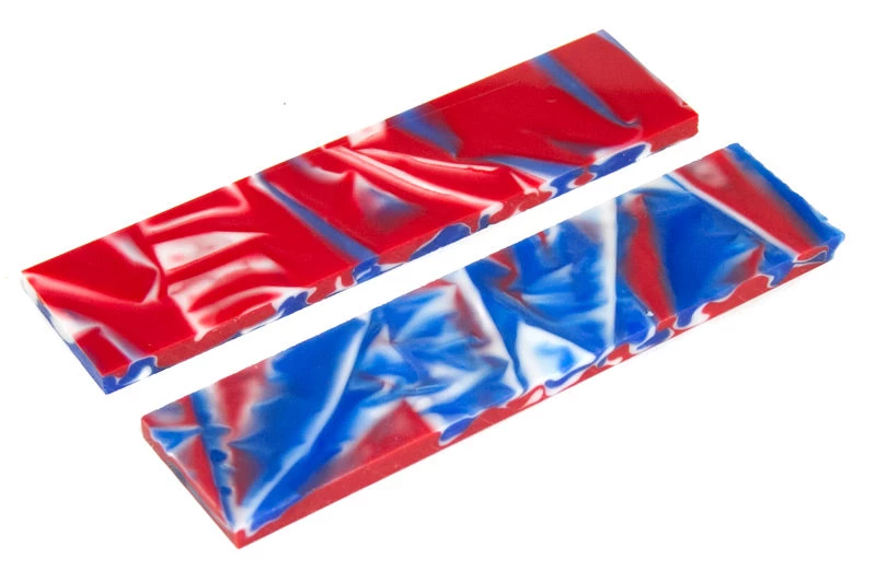 Bear Tooth Woods Knife Scales - 4th Of July Camo Knife Scales - 0.24 X 1.5 X 5 - 2 Pieces 1 Bear Tooth Woods Knife Scales - 4th Of July Camo Knife Scales - 0.24 X 1.5 X 5 - 2 Pieces