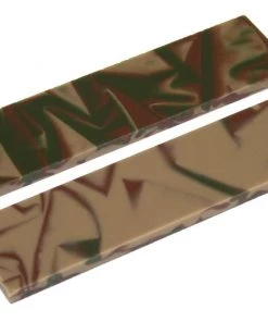 Bear Tooth Woods Knife Scales - Woodland Camo Knife Scales - 0.22 X 1.5 X 5 - 2 Pieces Knife Scales & Handles