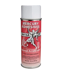 Mercury Adhesive Spray Accelerator 12 Oz. Heptane Base Woodturners Finishes And Adhesives