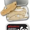 Blue Ridge Knife Supply Knife Kits * Spyderco Brand Wooden Knife Kit - Dragon Fly - Gift Tin