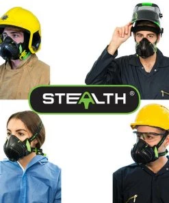 Rikon Stealth P3 Half Mask C/w Twin Hepac Filters - Respirator - Medium / Large 9 Rikon Stealth P3 Half Mask C/w Twin Hepac Filters - Respirator - Medium / Large