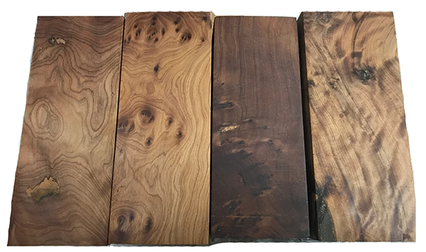 Barracuda Thuya Burl 3"x3"x6" Billet 1 Barracuda Thuya Burl 3"x3"x6" Billet