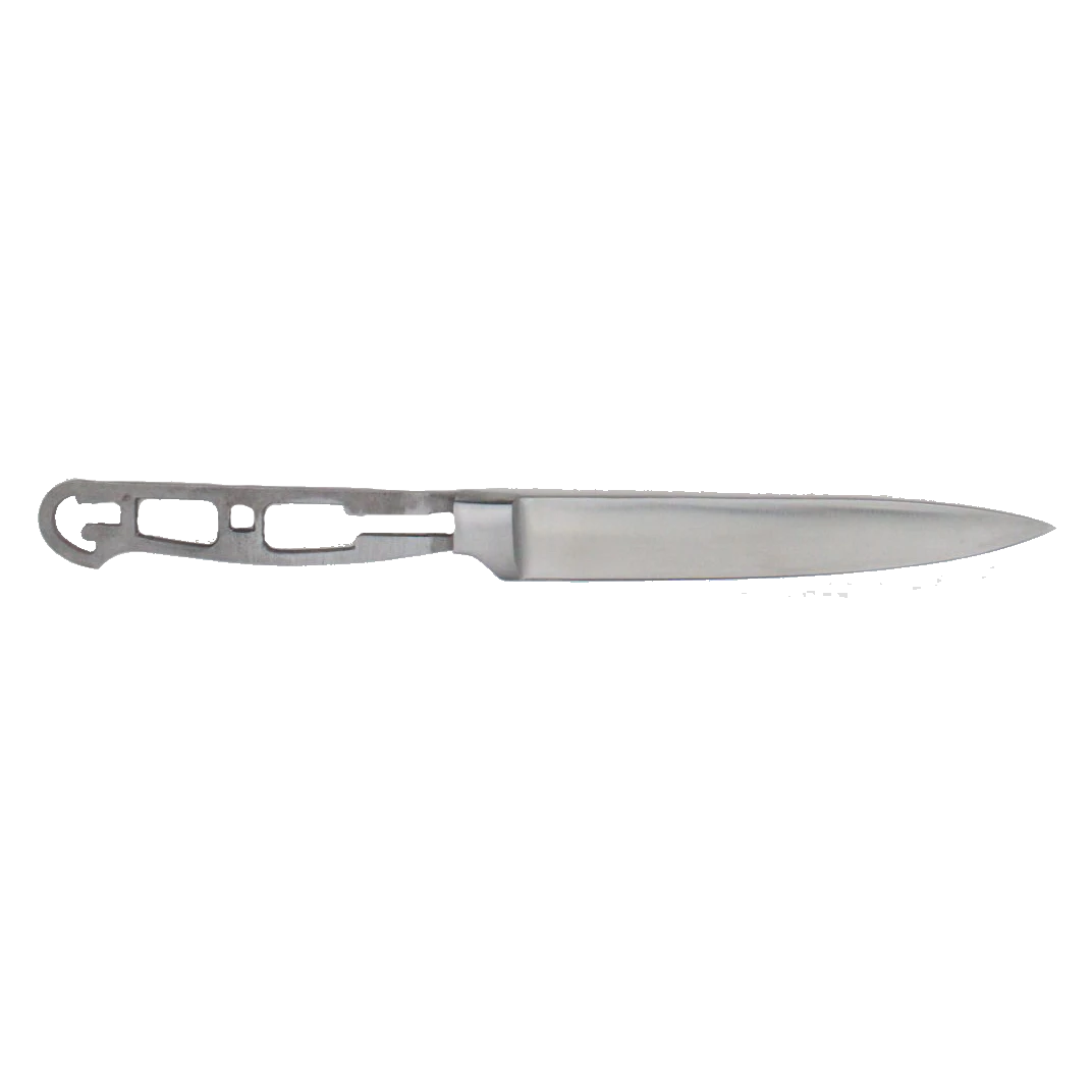 Premium Knife Supply ** Bolster - Utility Blank With Bolster & Skeletonized Handle - 9.5" OAL - Satin 1 Premium Knife Supply ** Bolster - Utility Blank With Bolster & Skeletonized Handle - 9.5" OAL - Satin