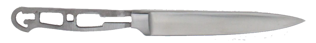 Premium Knife Supply ** Bolster - Utility Blank With Bolster & Skeletonized Handle - 9.5" OAL - Satin 2 Premium Knife Supply ** Bolster - Utility Blank With Bolster & Skeletonized Handle - 9.5" OAL - Satin