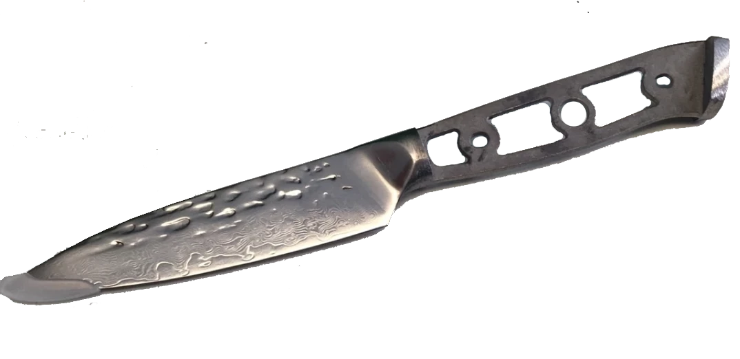 Premium Knife Supply * VG10 Hammered Pattern - Paring Knife Blank - VG10 Damascus Monthly Sales 1 Premium Knife Supply * VG10 Hammered Pattern - Paring Knife Blank - VG10 Damascus Monthly Sales