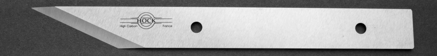 Hock Tools Hock Planes, Spoke-shaves Hock Violin Knife Blade - 3/32" X 3/4" X 7" Tip=25°, Bevel=25° X 7" - LH 2 Hock Tools Hock Planes, Spoke-shaves Hock Violin Knife Blade - 3/32" X 3/4" X 7" Tip=25°, Bevel=25° X 7" - LH