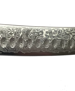 Buy Out *WW Dojo Butcher Knife - Complete Knife With Abalone In Resin Handles And Mosaic Pin - AUS-10 Damascus Steel Kitchen Knives And Other Specialty Knives