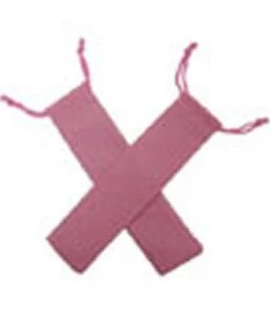 Barracuda Velvet Drawstring Pen Bags - Pink ( 10 Pack) Bag, Boxes And Displays