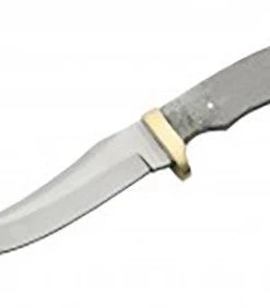 Szco Economy - 9" SWEPT SKINNER BLADE W/ BRASS GUARD Knife Kits