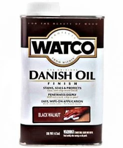 Barracuda Lacquer, Poly & Urethane Blends Watco Danish Oil - Gallon - Black Walnut