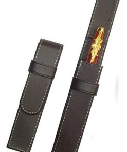 Barracuda Leather Pen Cases Flip Top Bag, Boxes And Displays