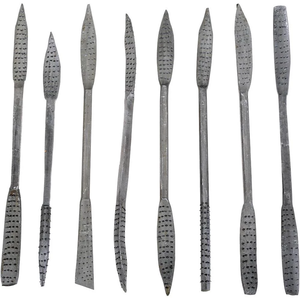 Woodstock International, Inc. Riffler Rasp Set - Coarse (Aggressive) - 8 Pc Set - 8" Length Files & Rasps 1 Woodstock International, Inc. Riffler Rasp Set - Coarse (Aggressive) - 8 Pc Set - 8" Length Files & Rasps