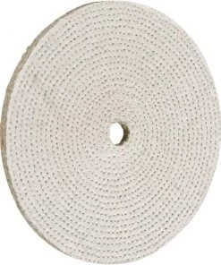Woodstock International Metal Buffing, Grinding And Sanding Tools & Supplies Buffing Wheel - Laminated Sisal - 8" X 1/2" X 5/8" Hole