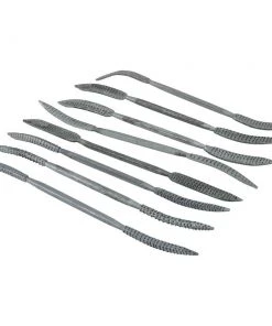 Woodstock International, Inc. Riffler Rasp Set - Medium - 8 Pc Set - 8" Length Files & Rasps