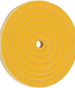 Woodstock International Buffing Wheel - Hard Muslin 8" X 50 Ply X 3/4" Hole