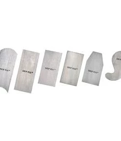 Woodstock International, Inc. Shop Fox Cabinet Scraper Set 6 Pc D3294 Cabinet Scrapers