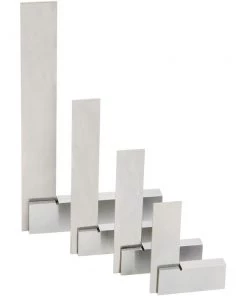 WoodWorld Of Texas 4 Pc Machinist Square Set In Wooden Box Measurement Tools