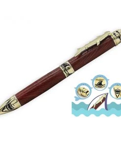 Xiamen Rizheng Industry Co. Ltd Deep Sea Fishing - Ball Point Pen Kit - Gold & Black Pen Kits By Name