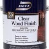 Lancaster Deft Clear Wood Brush-on Lacquer - Quart - Gloss