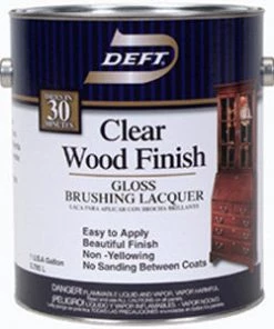 Lancaster Deft Clear Wood Brush-on Lacquer - Quart - Gloss