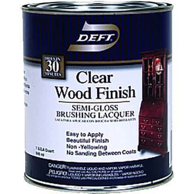 Lancaster Woodturners Finishes And Adhesives Deft Clear Wood Brush-on Lacquer - Gallon - Semi Gloss 1 Lancaster Woodturners Finishes And Adhesives Deft Clear Wood Brush-on Lacquer - Gallon - Semi Gloss
