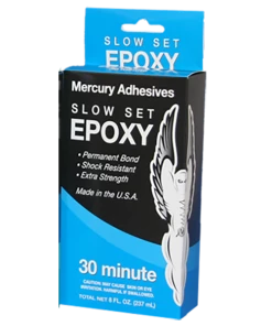 Woodturners Finishes And Adhesives Mercury Adhesive 30 Minute Epoxy 8 Oz Kit