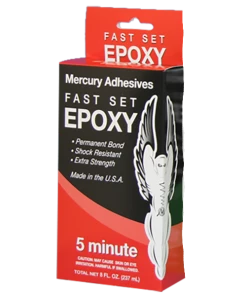 Mercury Adhesive 5 Minute Epoxy 8 Oz Kit