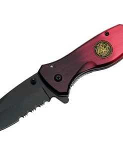 Premium Knife Supply 4.5" "Fire Rescue" Rescue Knife Limited Edition - Red/Black Knives Completed