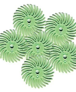 Foredom Scoth-Brite Radial Bristle Discs - 3/4" Dia. Light Green -1 Micron - 6 Pack A-4518-6